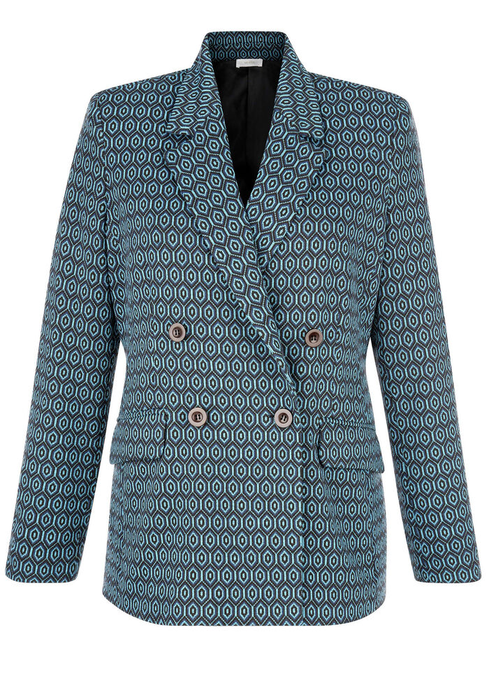 Blazer mit interessantem Dessin 