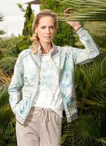 Sweatshirt mit floralem Druck-Motiv 