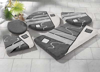 Barfußweiche Badgarnitur in harmonischen Farbtönen 