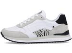 Rieker Sneaker mit interessantem Zebra-Druck WEISS