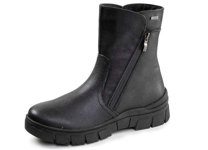 ELENA EDEN, gefütterte Damen-Boots, Winterschuhe, Weite G, mit herausnehmbarem Fußbett SCHWARZ