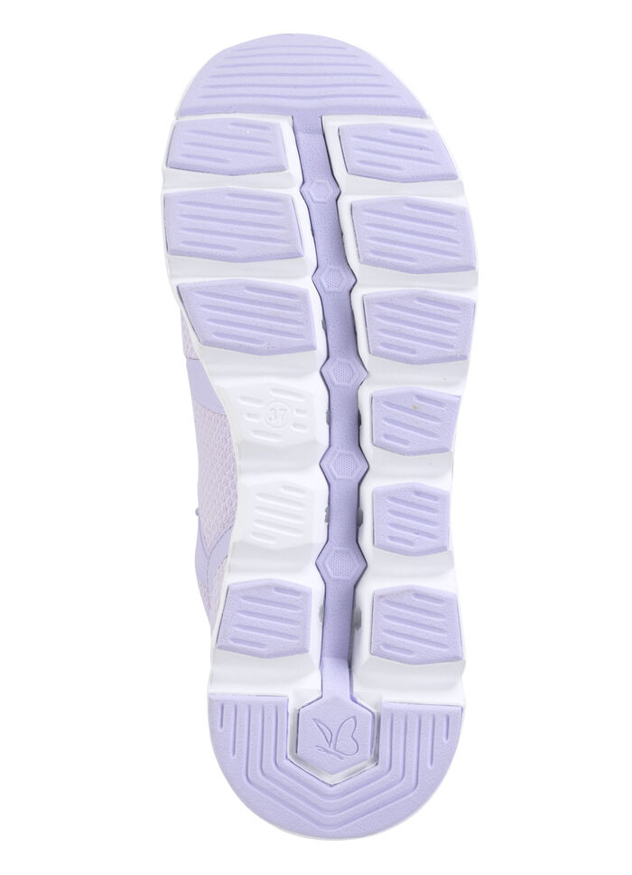 Caprice, sportliche Damen-Sneaker, Weite G, mit herausnehmbarem Fußbett FLIEDER