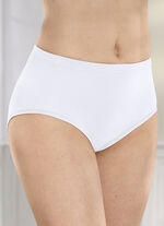 Conta Dreierpack Slips mit Gummizug im Bund WEISS