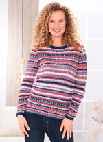 Pullover in Garnmix 
