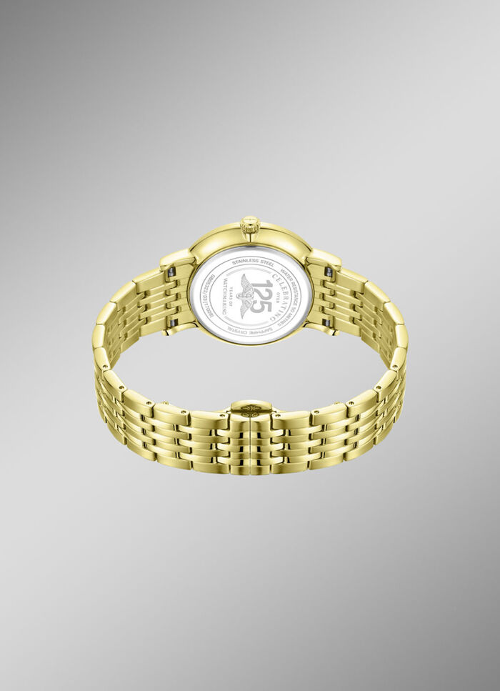 Rotary Quartz-Herrenuhr mit Edelstahlbandgehäuse 