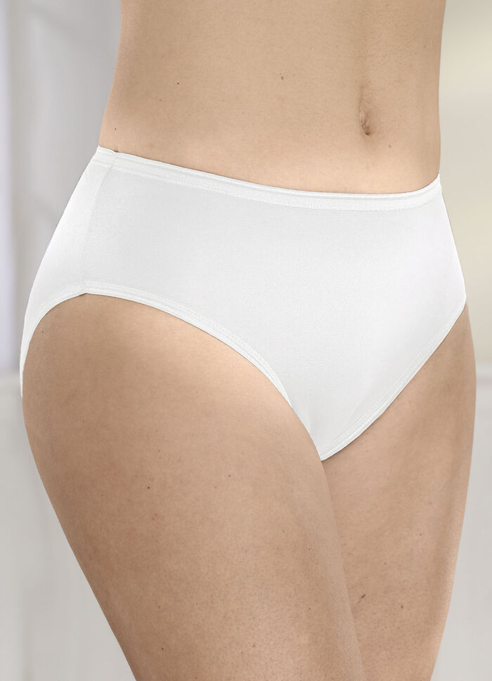 Brio Lingerie Fünferpack Slips mit elastischen Abschlüssen, auch als Spar-Zehnerpack erhältlich