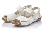 Rieker, bequeme Damen-Sandalen, Weite H, mit herausnehmbarem Fu&szlig;bett 