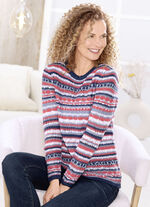 Pullover in Garnmix 
