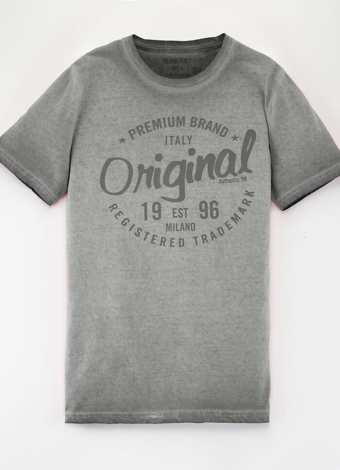 T-Shirt von „Milano Italy“ in 3 Farben ANTHRAZIT