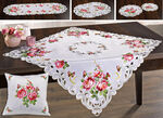 Tisch- und Raumdekoration mit Rosen-Motiven SEKT-ROT-BUNT