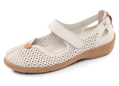 ELENA EDEN, sommerliche Damen-Slipper, Weite G, mit herausnehmbarem Fu&szlig;bett 