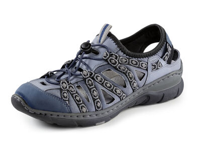 ELENA EDEN Sandale mit Textilbordüre 