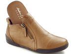 Andrea Conti, sportliche Damen-Boots, mit herausnehmbarem Fußbett COGNAC