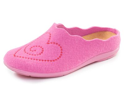 Laurina, klassische Damen-Hausschuhe, mit herausnehmbarem Fußbett 