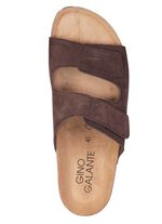 GINO GALANTE, klassiche Herren-Pantoletten, Weite H, mit Klettverschluss 