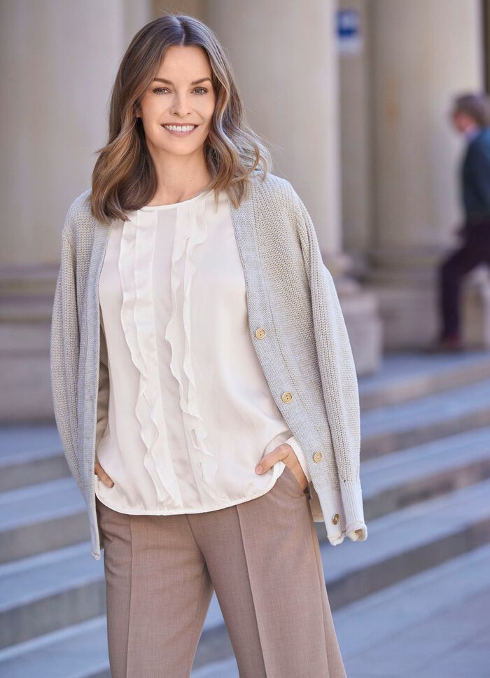 Tunika mit Stufen-Volants 