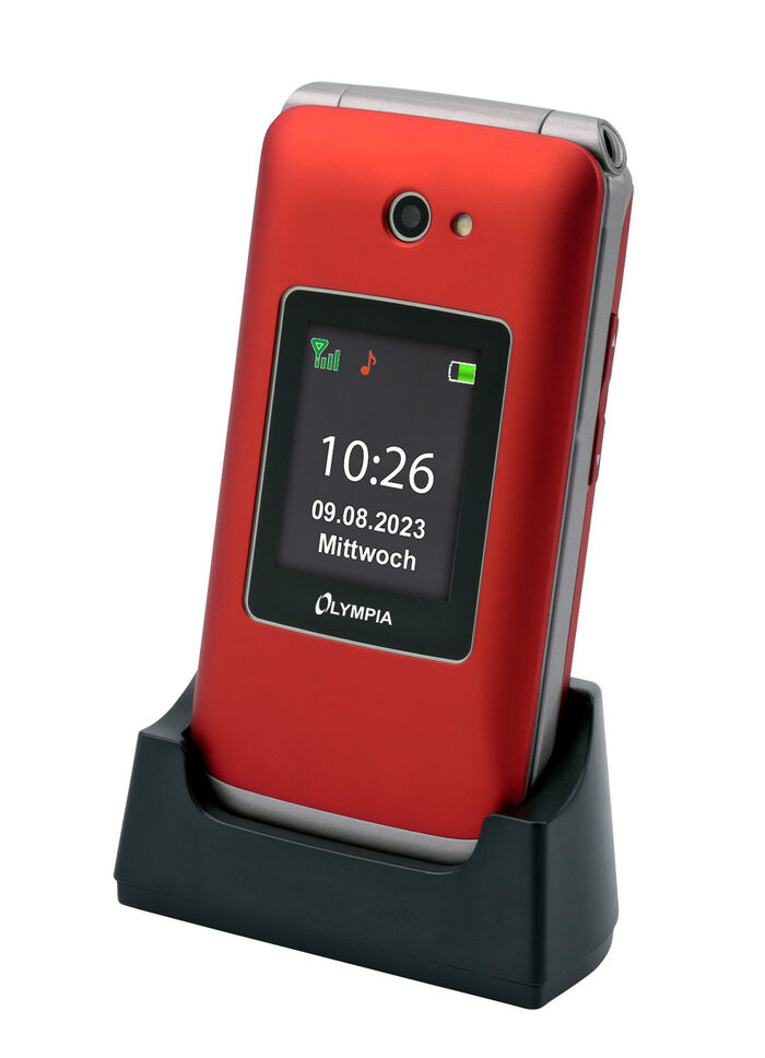 Olympia VITUS 4G Klapphandy mit Großtasten ROT