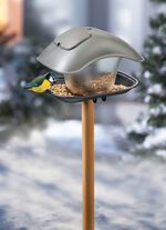 Futterhaus Square aus wetterfestem Kunststoff 