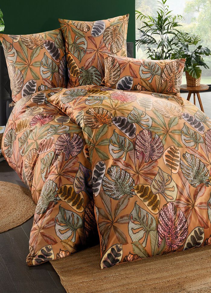 Digitalbedruckte Bettwäsche-Garnitur aus 100% Baumwolle GOLD