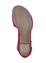 Andrea Conti, schicke Damen-Sandaletten, mit Klettspange ROT