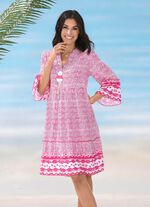 Kleid aus Viskose, allover dessiniert 