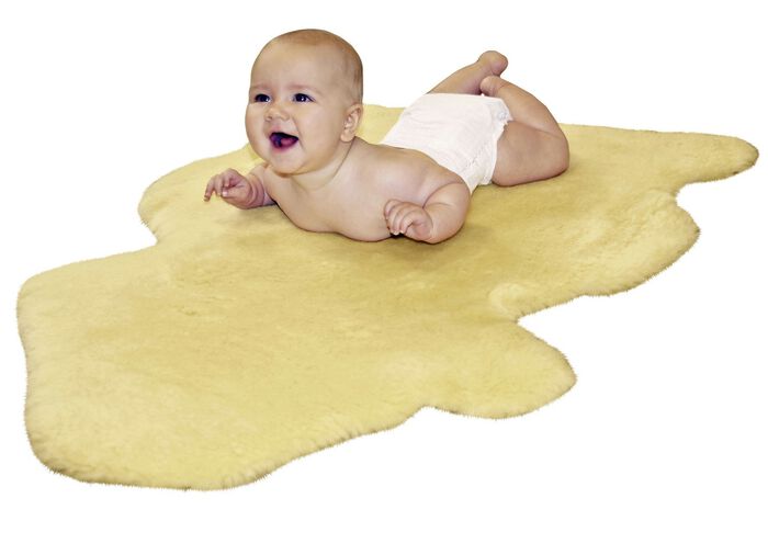 Baby-Lammfell aus hochwertigem Merino-Lammfell 
