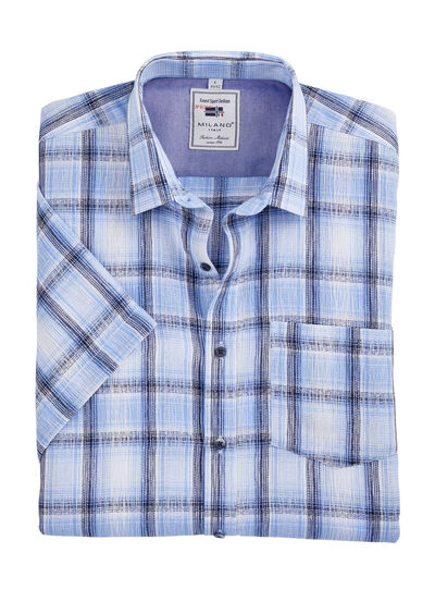 Kariertes Hemd von "Milano Italy" in 3 Farben 