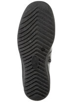 ELENA EDEN, gefütterte Damen-Stiefeletten, Winterschuhe, Weite H, mit Lammfell SCHWARZ