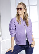 Funktions-Wendeblouson mit Rippenstrickkragen VIOLETT