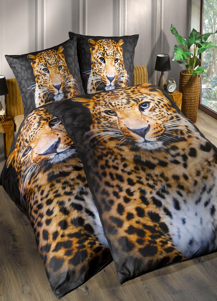 Microfaser-Bettwäsche-Garnitur mit Reißverschluss 