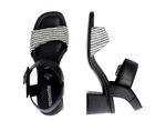 Remonte Sandalette mit Flechtdurchzügen SCHWARZ-WEISS