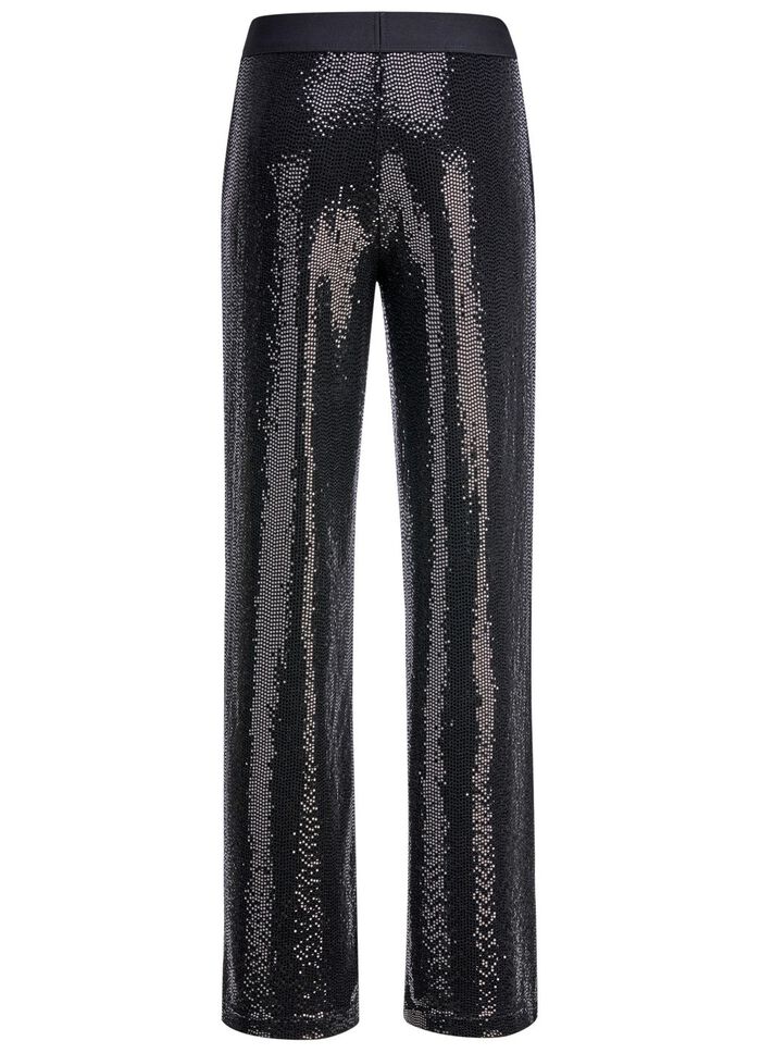 Hose mit funkelnden Pailletten 
