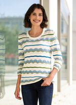 Pullover in Ringeldessin 