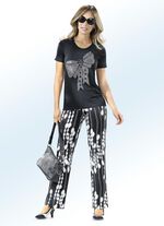Hose mit farbrillantem Druck 