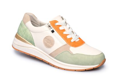 Komfort-Sneaker Simone in Leder- und Veloursleder-Optik 