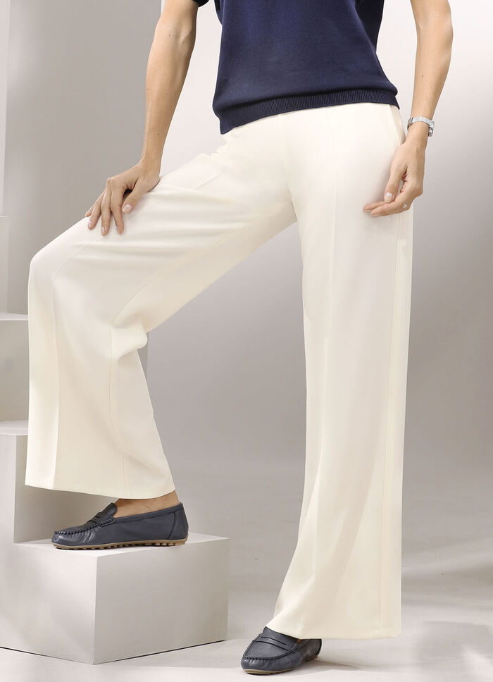 Hose in modischer Weite CREME