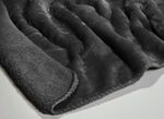 Superkuschelige Wohndecke in Teddyfleece-Qualit&auml;t ANTHRAZIT