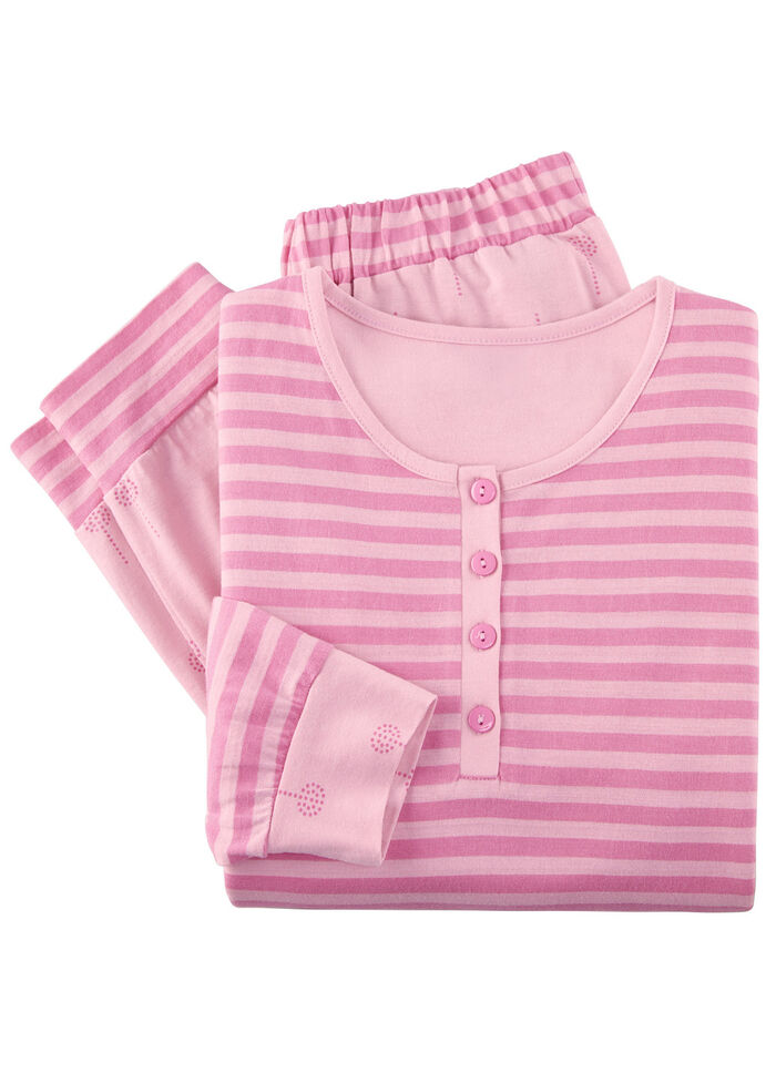 Zweierpack Schlafanzüge mit garngefärbtem Ringeldessin 