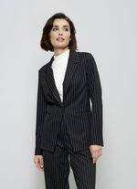 Blazer mit Streifendessin 