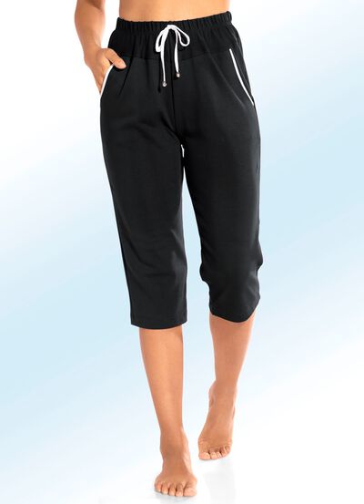 Caprihose mit Zierband 