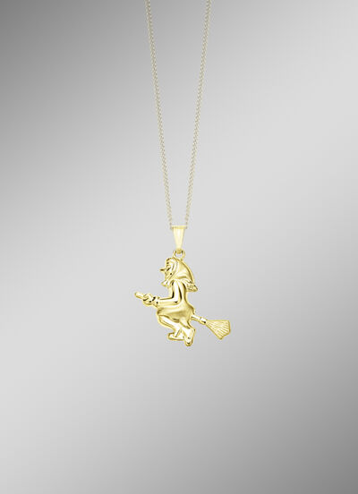 Bezaubernder Anh&auml;nger mit Hexe 