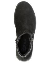 ELENA EDEN, gef&uuml;tterte Damen-Stiefeletten, Winterschuhe, Weite H, mit herausnehmbarem Fu&szlig;bett SCHWARZ