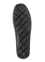 Mokassin-Slipper im klassischen Design SCHWARZ