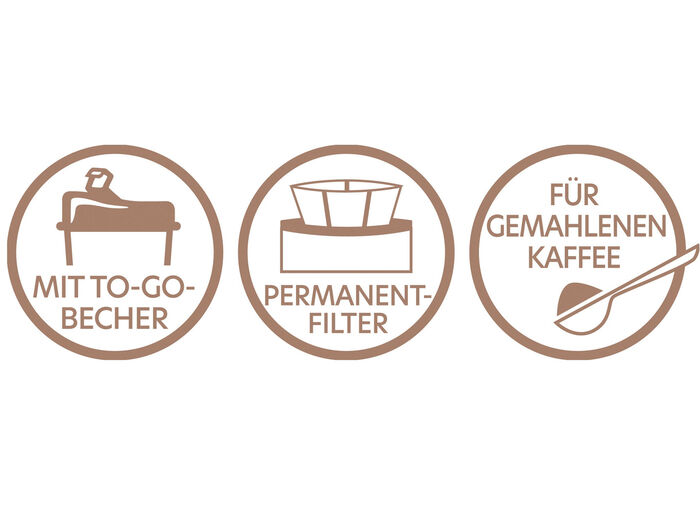 Kaffeemaschine Inkl. Thermobecher 