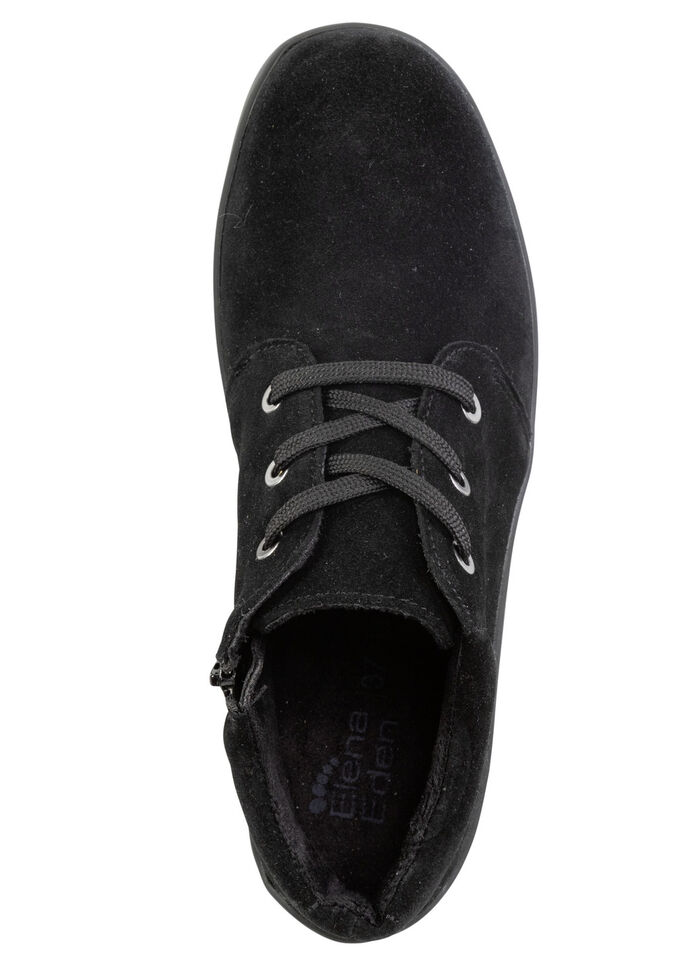 ELENA EDEN, bequeme Damen-Boots, Weite H, mit herausnehmbarem Fußbett SCHWARZ