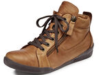 Andrea Conti, sportive Damen-Boots, mit herausnehmbarem Fußbett COGNAC