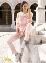 Pullover in Reiskornstrick 