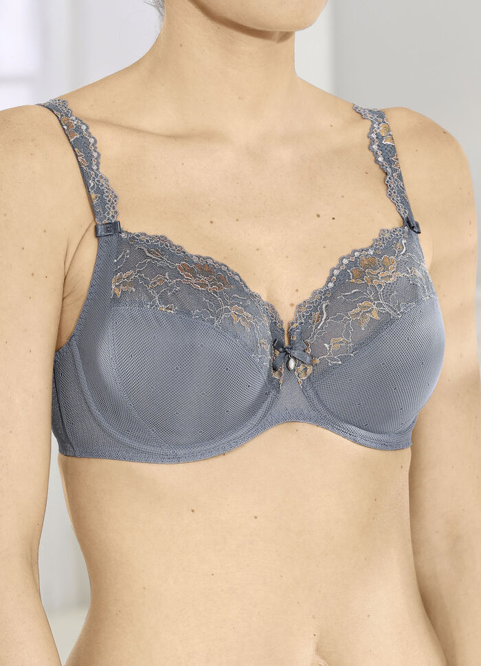 Rosa Faia B&uuml;gel-BH mit bestickter Elastikspitze 