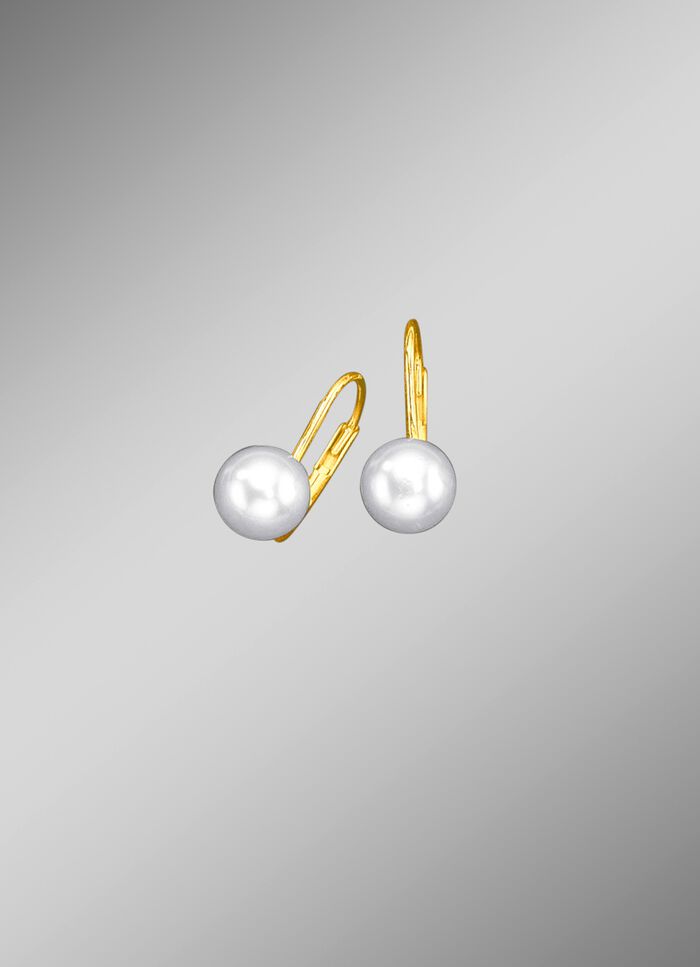 Ohrringe mit Süßwasser-Zuchtperlen 