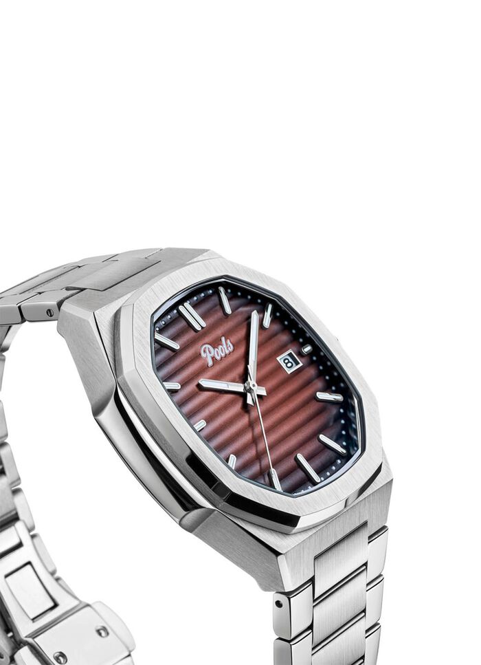 Quartz-Herrenuhr aus Edelstahl 